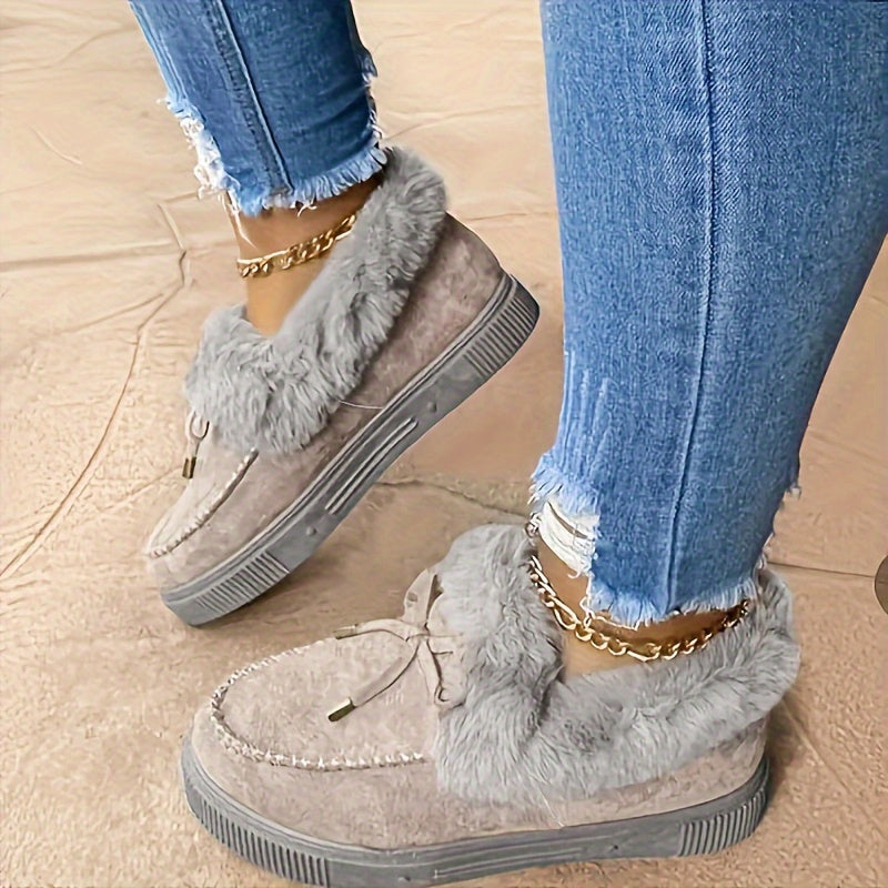 Elodie™ | Fur Moccasins