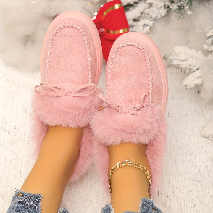 Elodie™ | Fur Moccasins