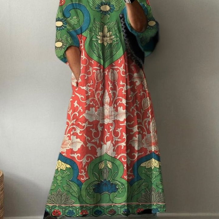 Serena – Summer Boho Midi Dress