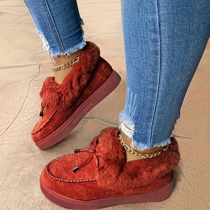Elodie™ | Fur Moccasins